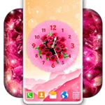 analog 4k girly clock themes android application logo